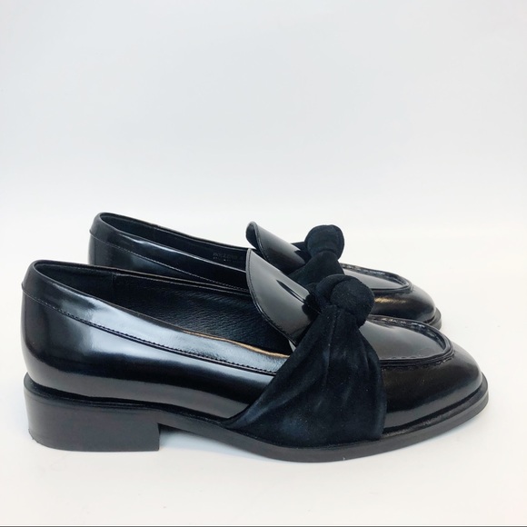 Jeffrey Campbell Black Leather Bollero Loafer 5.5 - Picture 5 of 11